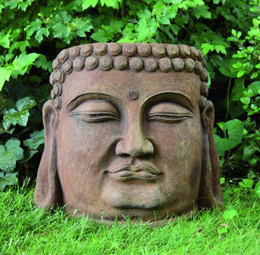Buddha Face Garden Sculpture Relic