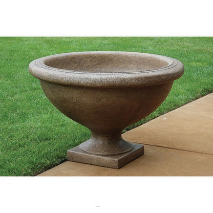 Bel Air Giant Cement Garden Urn Planter garden as a work-of-art drainage