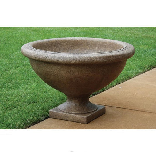 Bel Air Giant Cement Garden Urn Planter garden as a work-of-art drainage