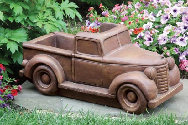 My Favorite Pick Up Truck Planter Ford Sculpture Statue Garden Art