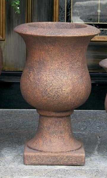 Vail Goblet Urn Cast Stone Planter 26" High