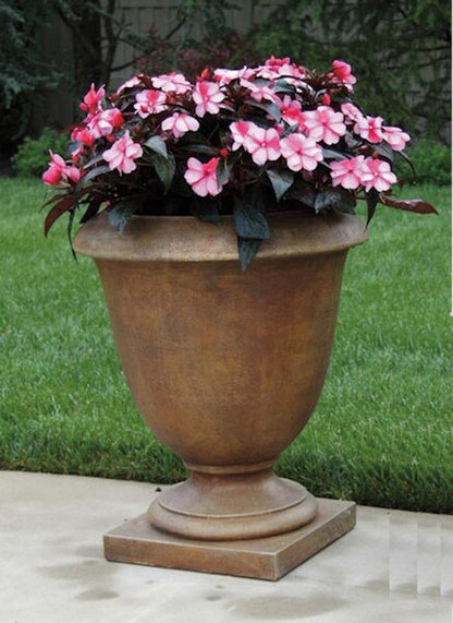 Bella Serra Urn Cast Stone Garden Planter 26"
