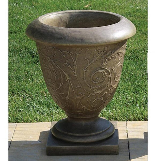 Jubilee Round Urn Planter Cement Architectural Ornate Design Vase