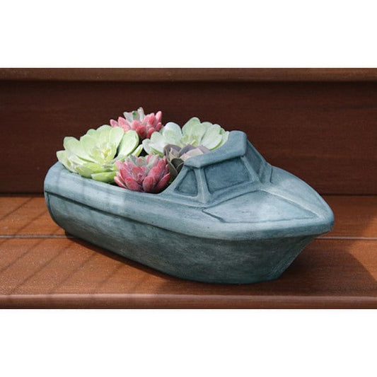 Boat Garden Planter Cement Massarelli Statuary Garden Sculpture