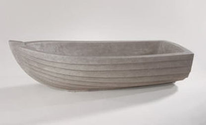 Row boat planter - 42 Inches long with drain holes in bottom