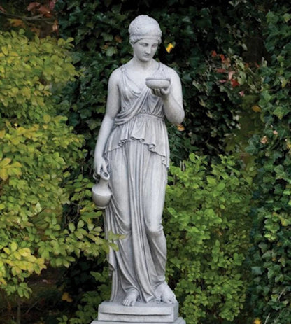 Hebe Sculpture 63.5" High Water Feature Life-Size Statue