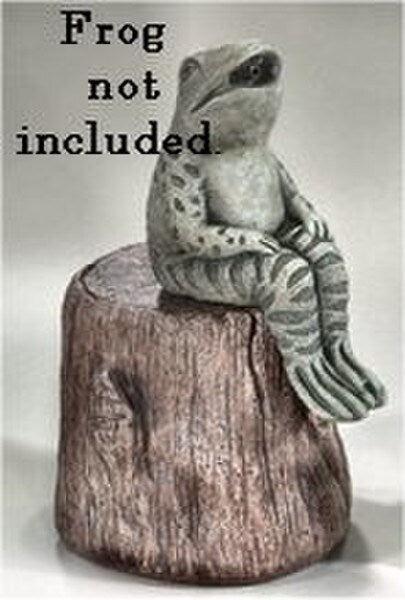 Log Pedestal Small 8.5" High