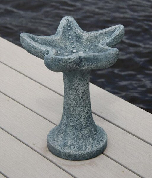 one-piece design features a starfish motif that adds a touch of coastal elegance