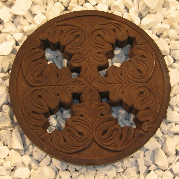Acanthus Leaf Stepping stone Statuary - Made of Cement