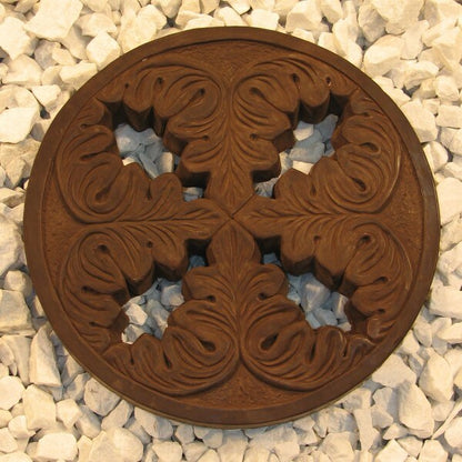 Acanthus Leaf Stepping stone Statuary - Made of Cement