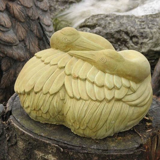 outdoor bird statues Cranes Sculpture made of cement long lasting