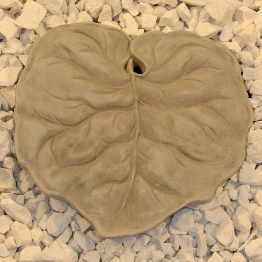 Cement Leaf Stepping Stone - Concrete Stepper for outdoor use