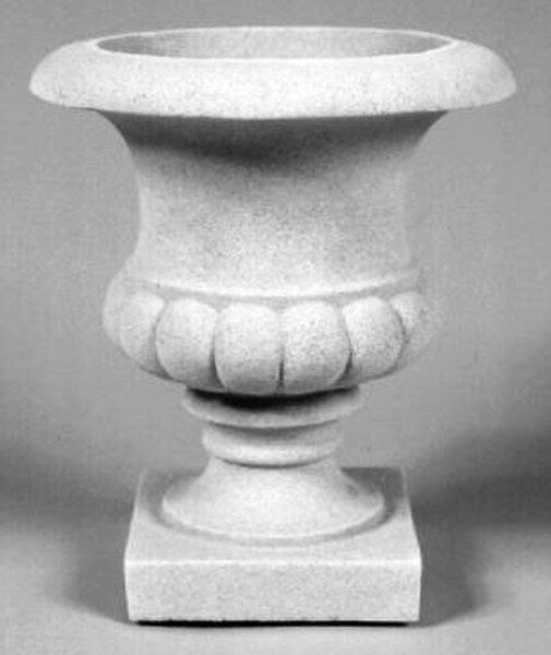 Clifton Vase Made of Stone Garden Statuary Heavy Duty Planter