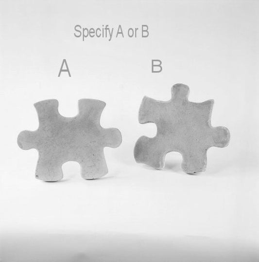 Stone Stepping Stone - Puzzle piece made of stone for outdoors