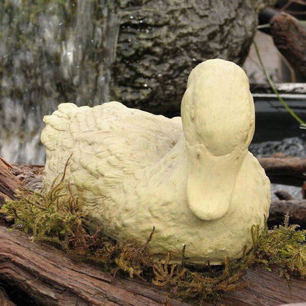 Garden Resting Duck Sculptures Birds Reclining statues Statuary Cement