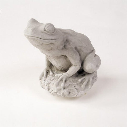 Frog Cast Stone Sculpture for the Garden
