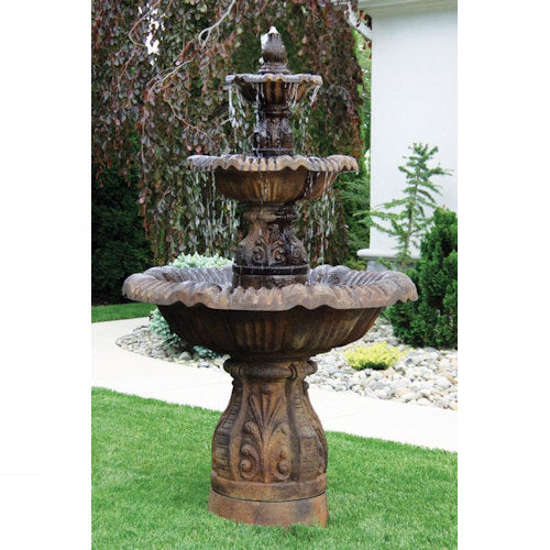 Calabria Fountain Three Tier Cement
