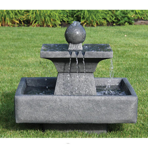 Candia Square Fountain – Contemporary Elegance in Motion Cement