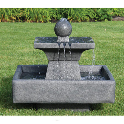 Candia Square Fountain – Contemporary Elegance in Motion Cement