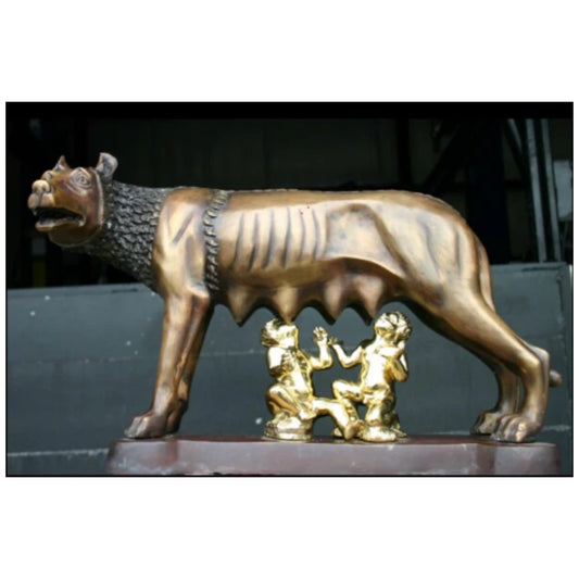 Capitoline Wolf Bronze Statue of Romulus and Remus Reproductions