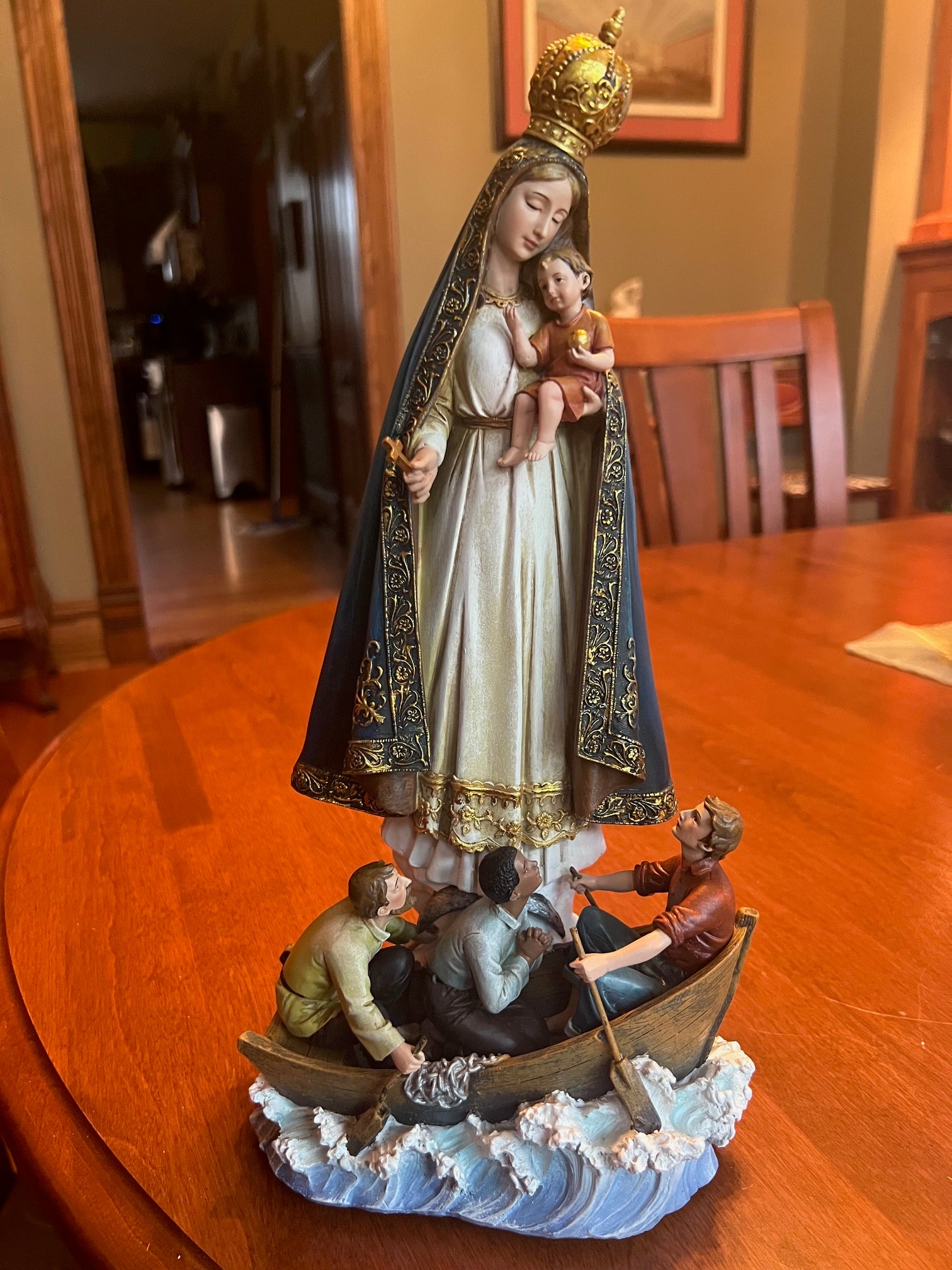 Our Lady of Charity Cuban Patroness Sculpture