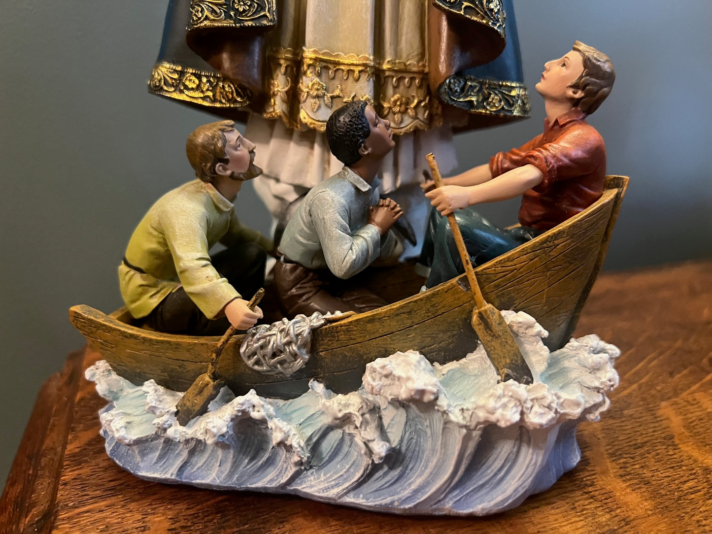 Close up of Our Lady of Charity Sacred Boat Apparition