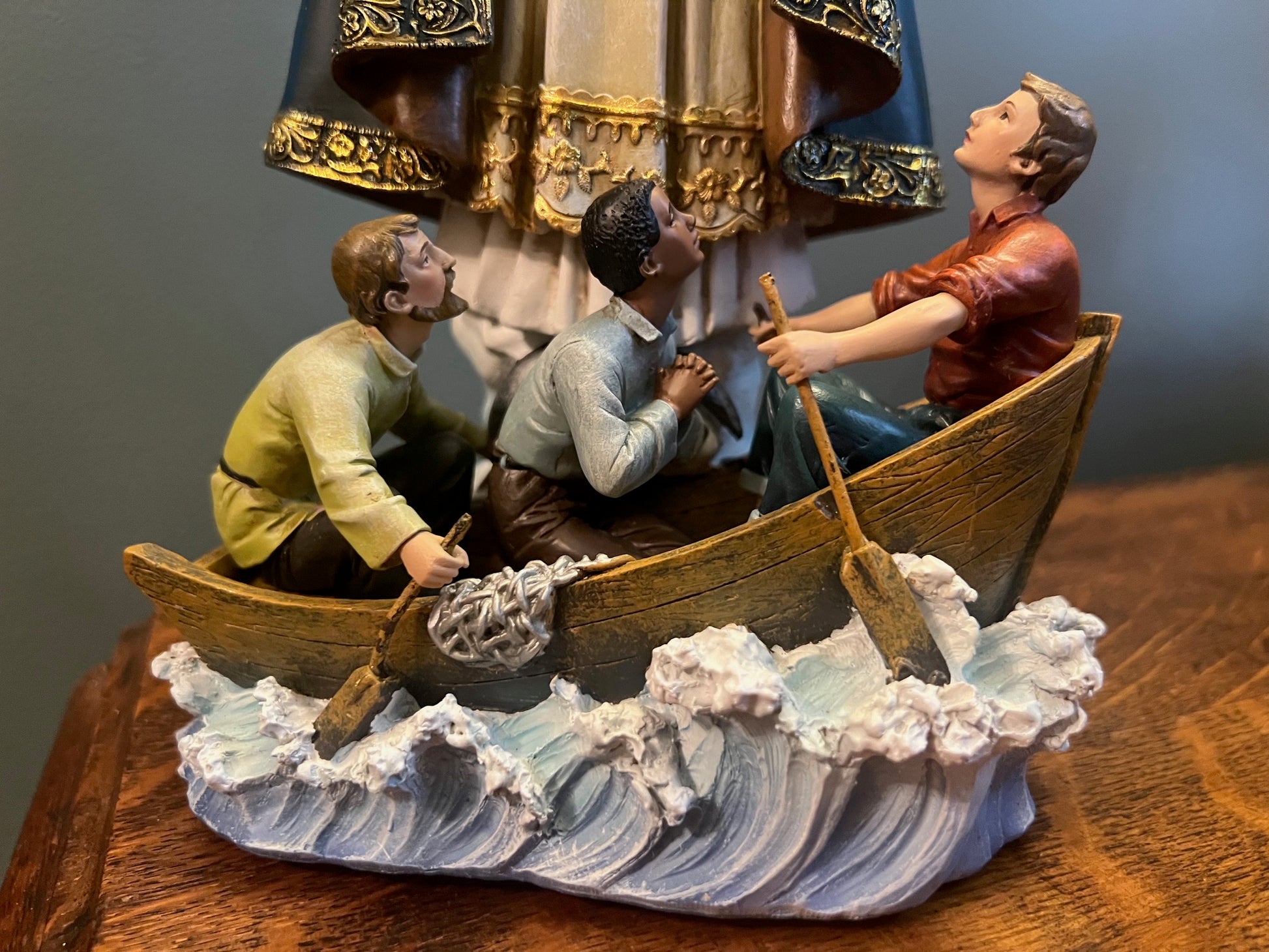 Close up of Our Lady of Charity Sacred Boat Apparition