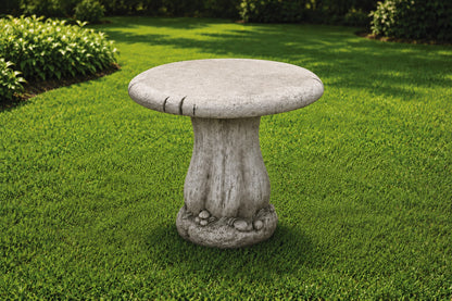 Outdoor mushroom table with matching seats sold separately