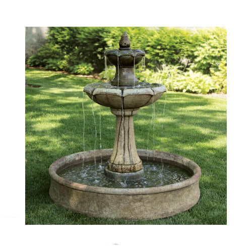 Charlotte Garden Fountain on Pool