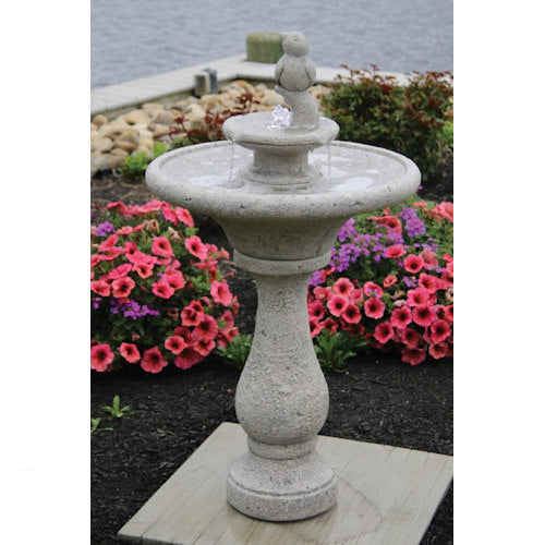 Chelsea Round Bird Garden Fountain