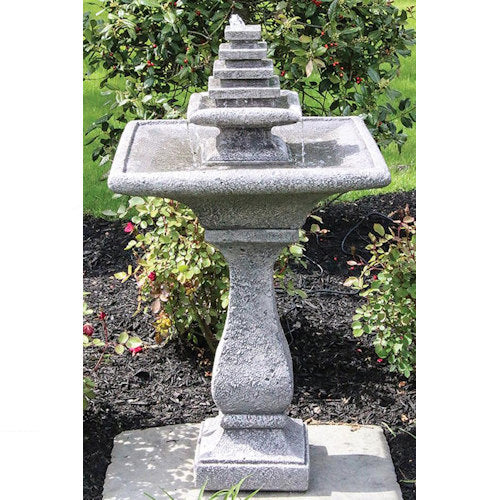 Chelsea Square Tiered Fountain with Light