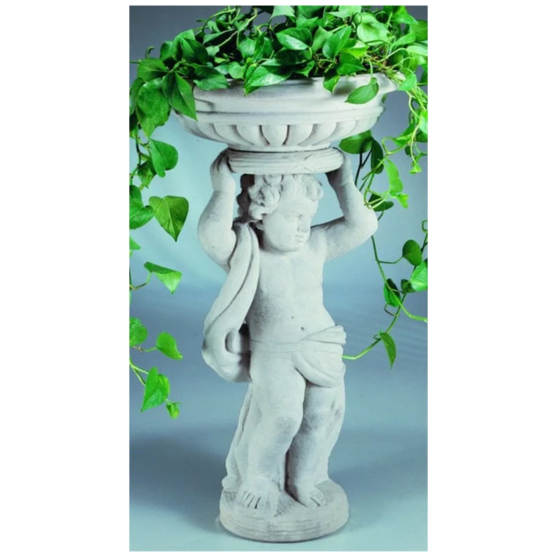 cherub planter pot Cherub Sculptural Garden Planter Classical Urn 37" High