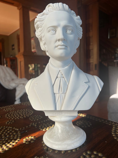 Chopin Frederick Bust Marble Portrait Bust Sculpture