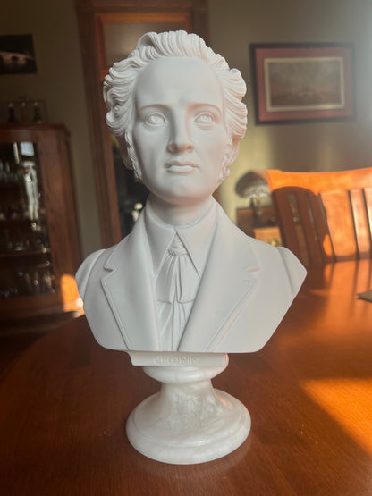 Frédéric Chopin bust for music teachers and pianists