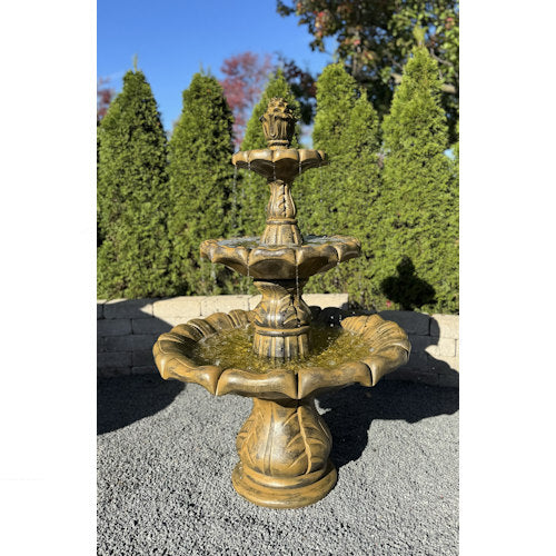 Classical Finial Fountain Cement Traditional water feature