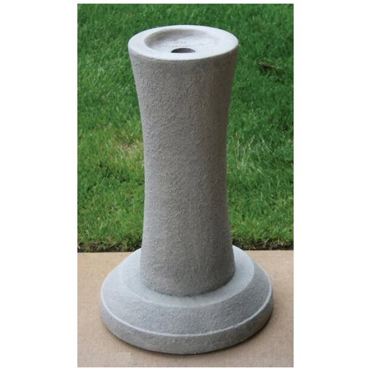 Contemporary Curve Pedestal Cast Stone