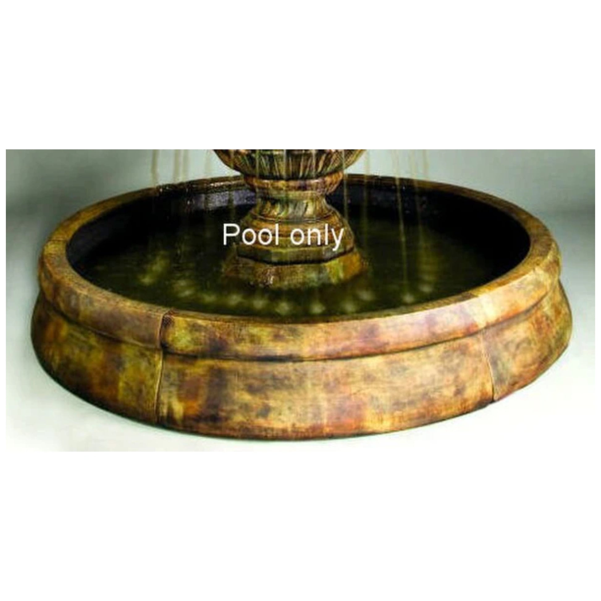 Pool Fountain cement fiberglass Crest Replacement Surrond Cement
