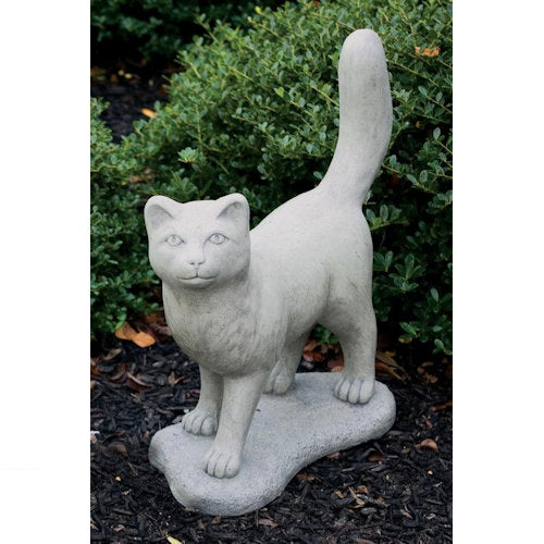 Cuddly Standing Cat Statue 18.5" High