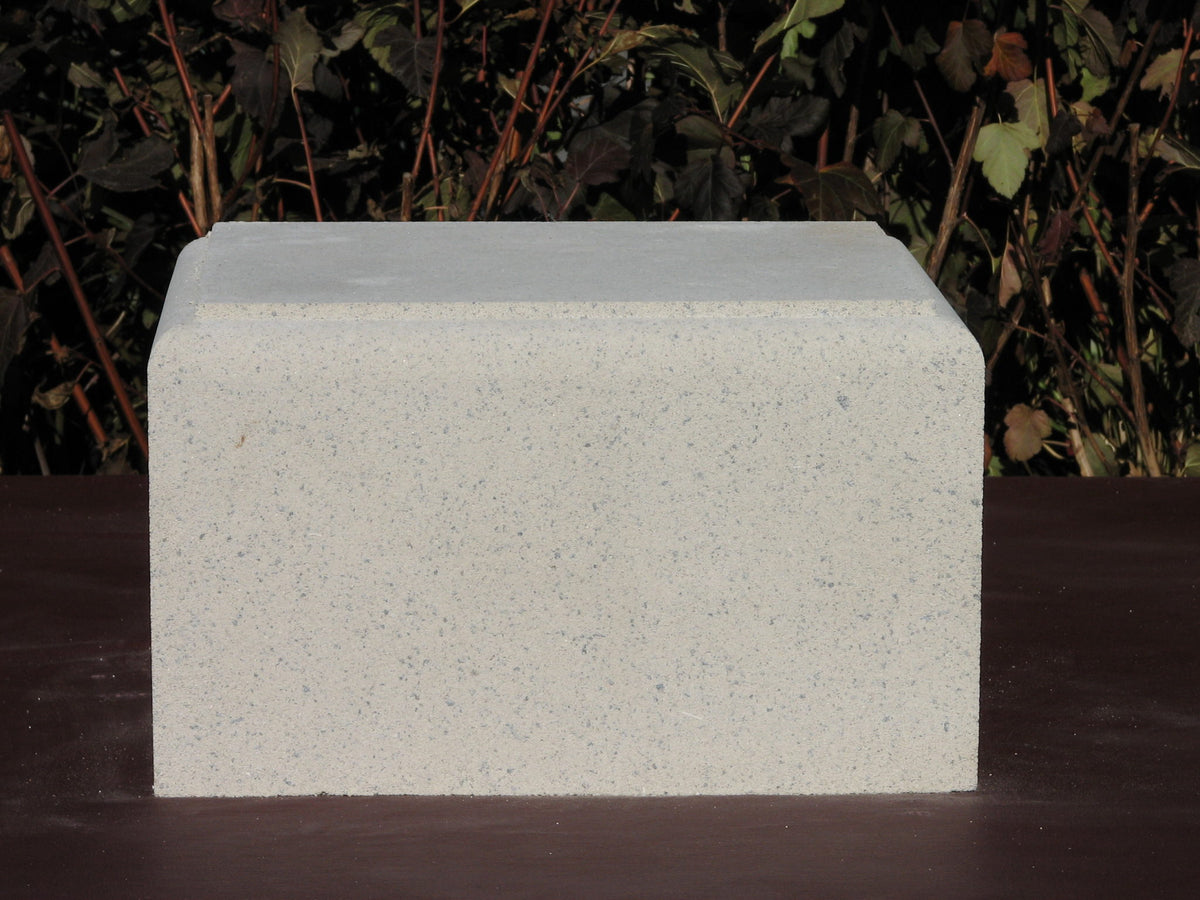 Architectural Pedestal Deco Block cast stone plinth 8.25 inches high base 