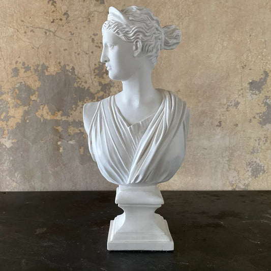  Diana of the Hunt Goddess Bust Sculpture Decorative Statue plaster