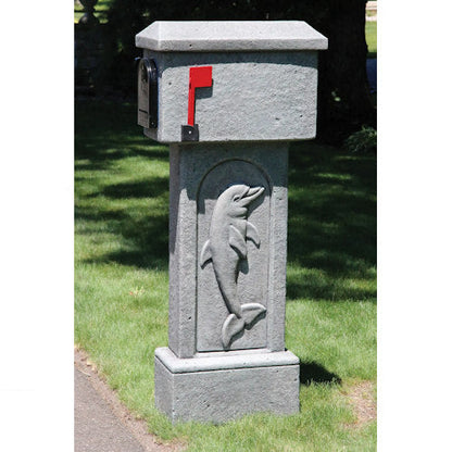 Cement Dolphin Mailbox