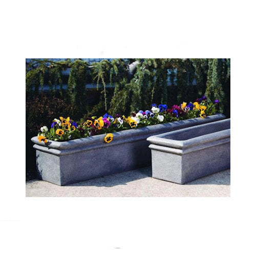 Double Rim Rectangle Box Planter 71.5"