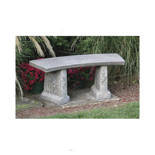 Dragonfly Curved Garden Bench