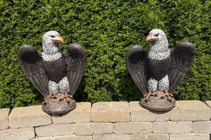 Liberty Eagle Pair on Garden Columns