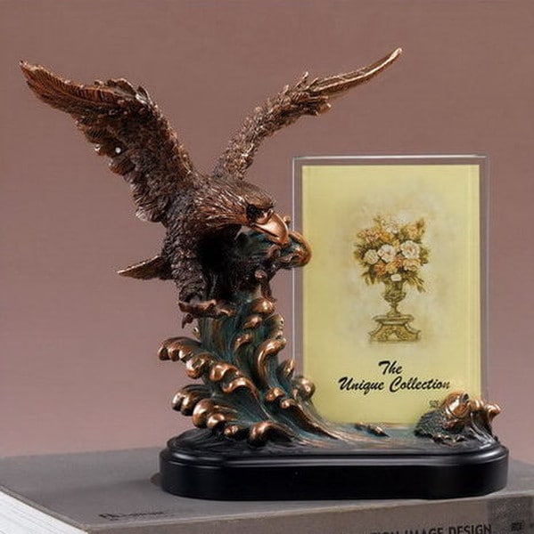 Eagle Picture Frame Figurine Award Photo Tribute commemorative