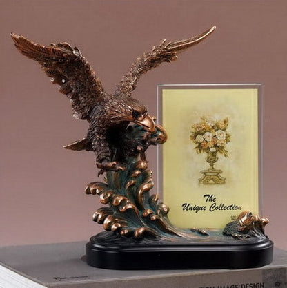 Eagle Picture Frame Figurine Award Photo Tribute commemorative