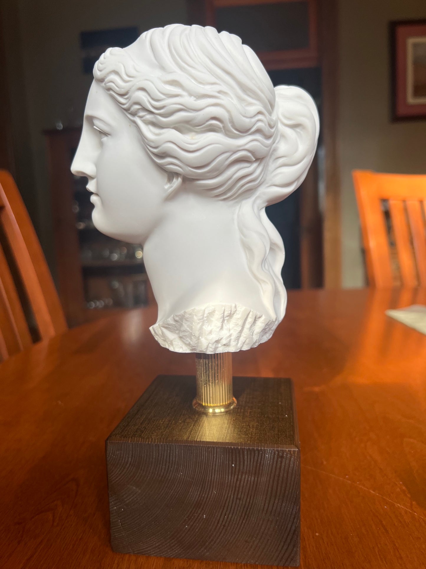 Egregia Italy Aphrodite museum quality reproduction statue head bust of Venus de Milo