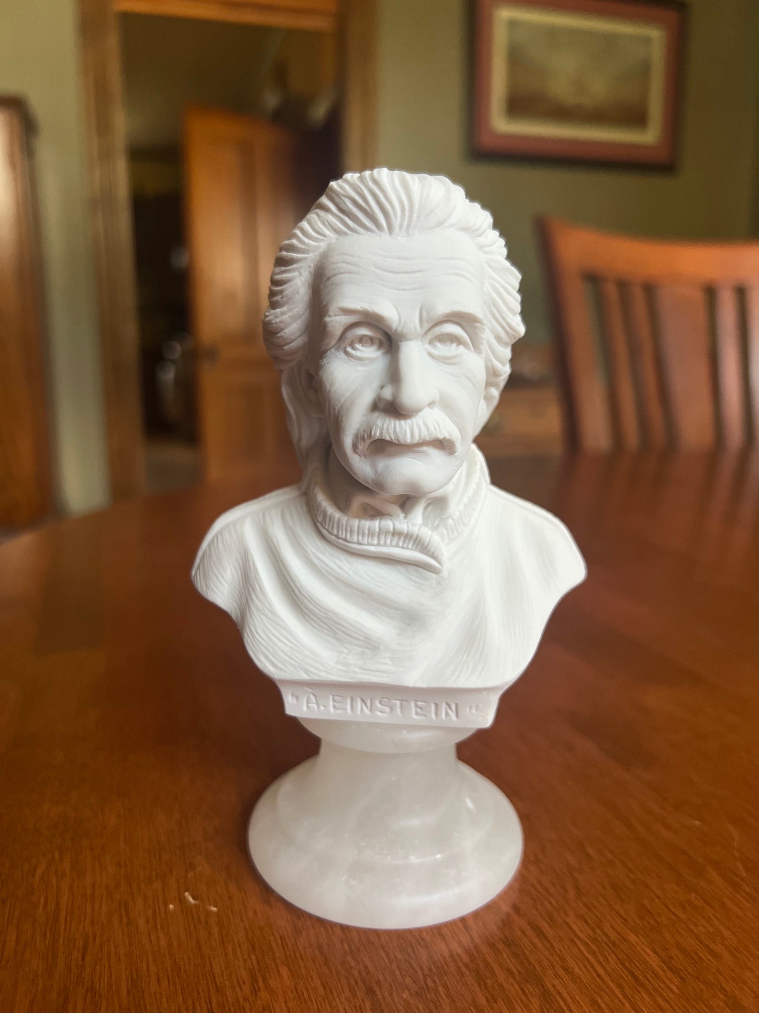 Italian-made Albert Einstein theoretical physicist statue