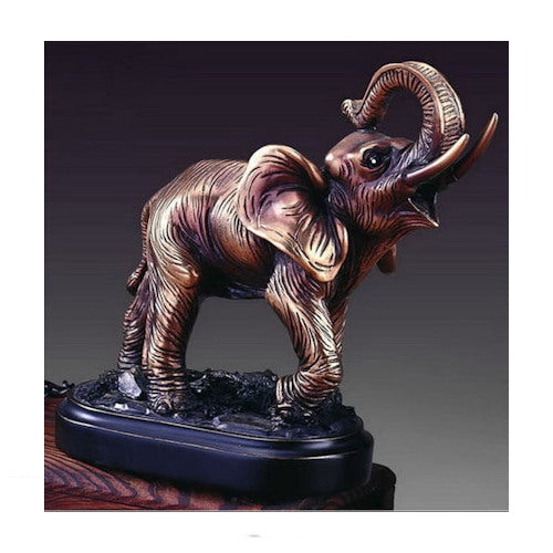 Elephant Statue Sculpture Trunk Up Figurine