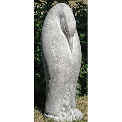 Antarctic Emperor penguin garden statue made of cast stone